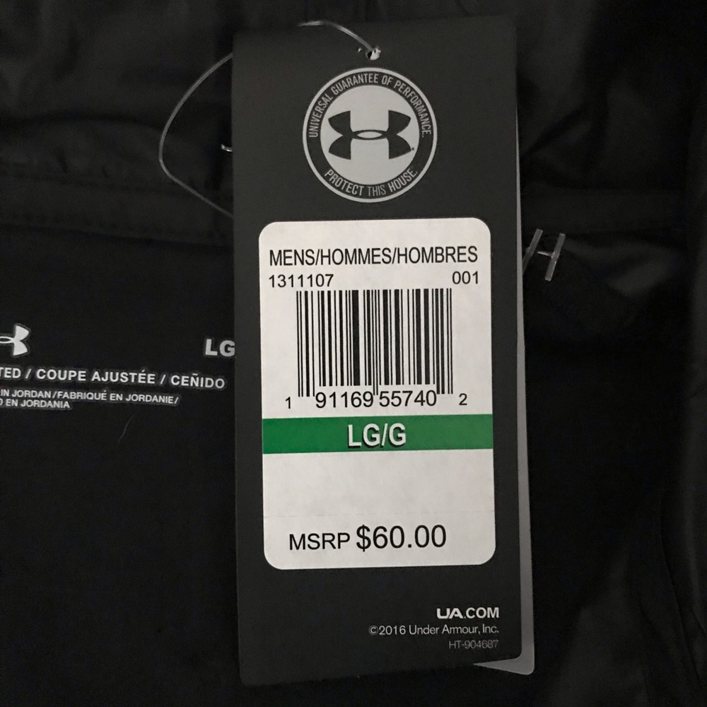Under Armour Windbreaker type size Large - Picture 5 of 6